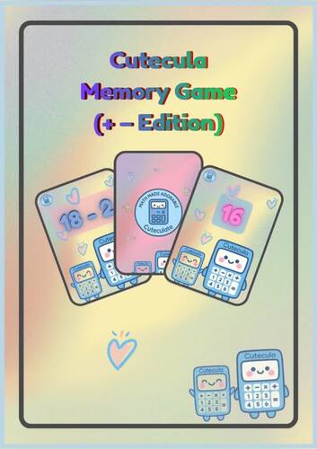 Cutecula Memory Game (+ - Edition)