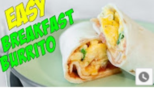 Preview of Breakfast Burrito Cooking How-To Video