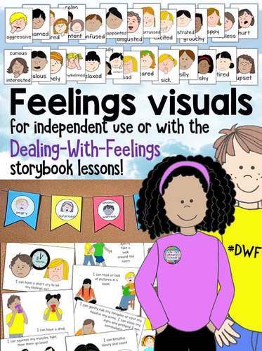 Feelings Visuals - Posters, Emotions Scales, Self-Regulation Strategies