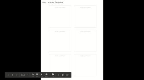 Read Aloud Picture Ques and Post It Note Printable Template | TPT