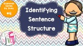 Identifying Sentence Structure - Grammar Series by Jivey #4