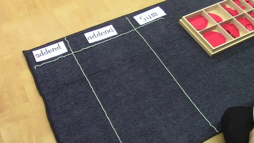 Preview of Montessori Adding mixed fractions