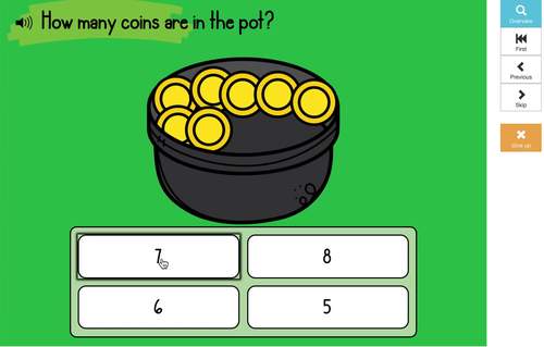 Counting to 10 St. Patrick's Day BOOM CARDS™ Distance Learning | TpT