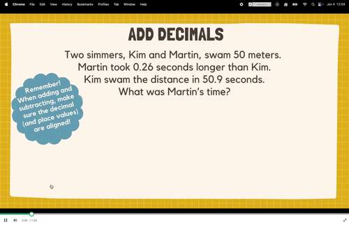 Multiply Decimals Grade 5 complete Unit - EnVision Math 2.0 Unit 4 Aligned