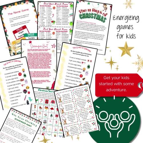 5 HighEnergy Christmas Scavenger Hunts for Kids Tweens & Teens