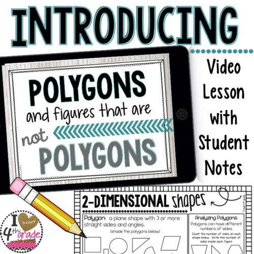 Preview of Introducing Polygons- An Instructional Lesson