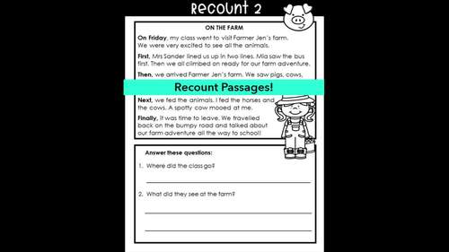 Reading Comprehension Passages and Questions 2nd Grade Winter Literacy ...