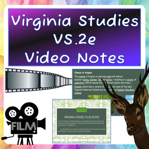 Preview of Virginia Studies VS.2e Notes Recording