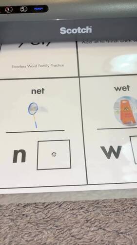 Short E CVC Word Family Phonics | Adapted Books for SPED & Homeschool