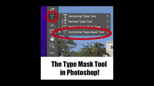 The Type Mask Tool in Adobe Photoshop | TPT