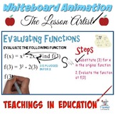 Evaluating Functions #2: Whiteboard Animation
