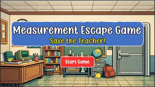 Measurement Escape Room Game | Length Weight Time Math Activity ...