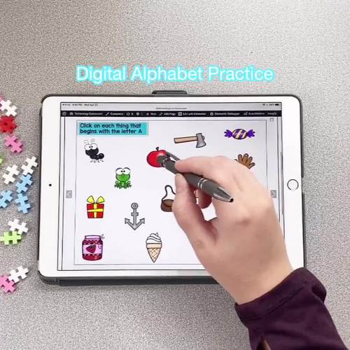 TECHademics - Alphabet Practice Digital Activities Web Based HTML5