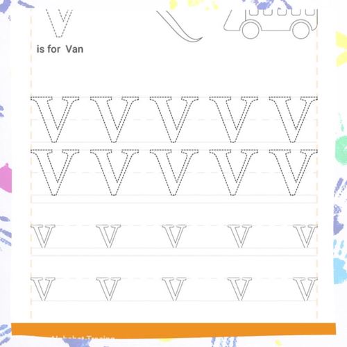Letter Tracing Worksheet Graphic increase tracing and writing skills