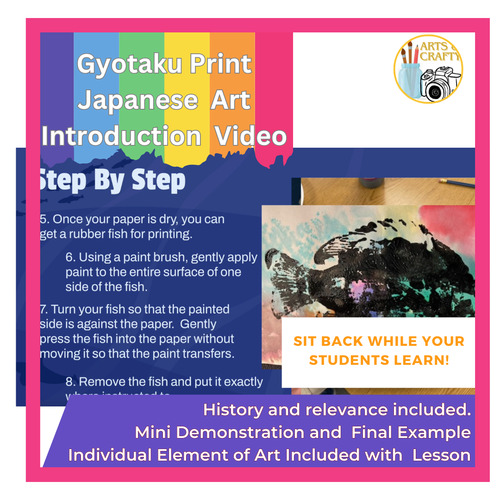 Preview of Gyotaku Print Japanese Art Introduction Video