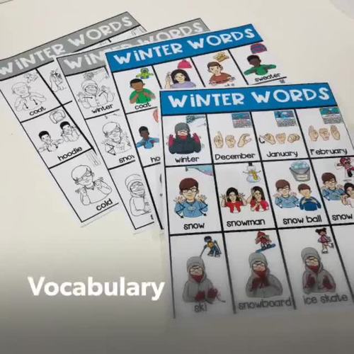 ASL Winter Activities by Mrs Burgen's Sign Me Up TPT