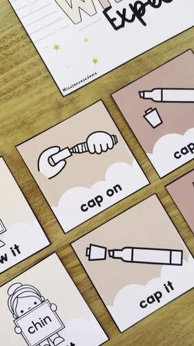 Mini Whiteboard Expectations I Neutral Cue Display I Chin it Park it ...