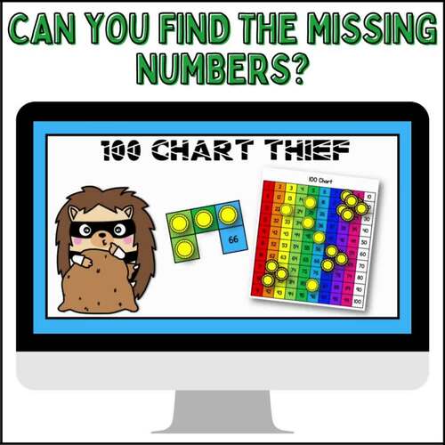 Building Thinking Classrooms 100 Chart Math Task - 100 Chart Thief 