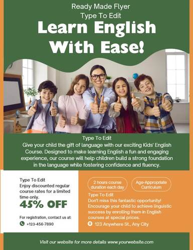Online Courses Learn Coding Flyers (4) Fully Customize your Flyer Ready ...