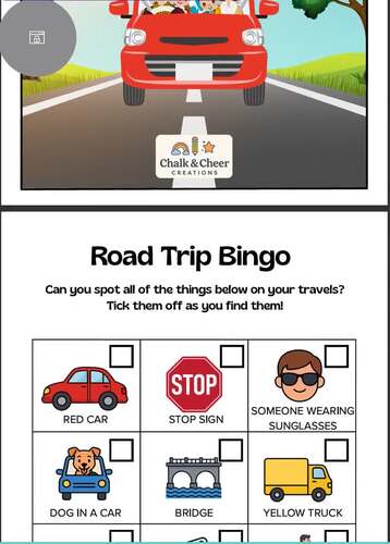 Road Trip Activity Book for Kids | Printable Travel Games, Puzzles ...