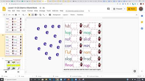 Virtual Tutoring Orton Gillingham Google Slides Phonics Bundle Levels 1 ...