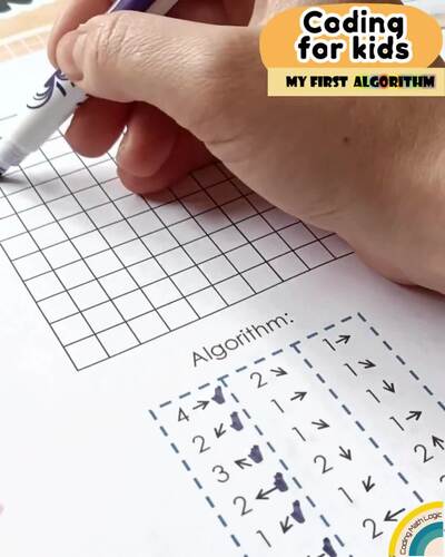 Coding for kids | My first algorithm | Graphic Dictation by Coding Math ...