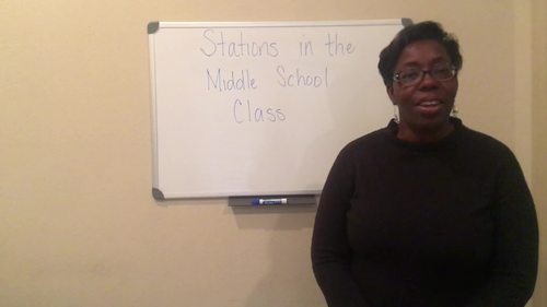 Preview of Stations in a Middle School Classroom
