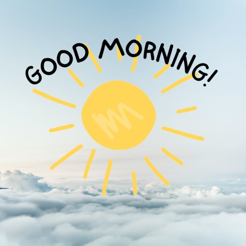 Preview of Good Morning Sunshine Morning Work Growth Mindset Kickoff Video