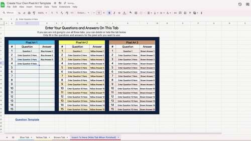 Create Your Own Thanksgiving Pixel Art in Google Sheets with No Coding!