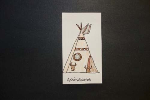 Preview of Let's Draw an Assiniboine Tipi!    (Native American Shelter)