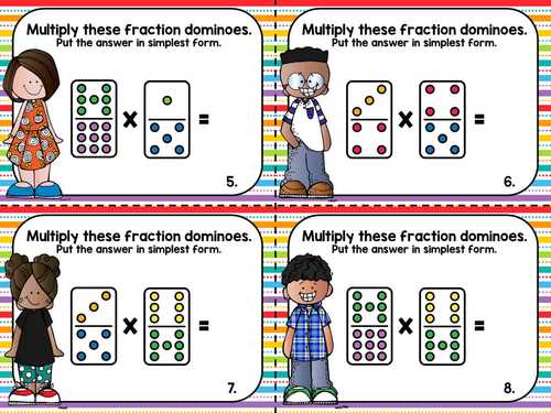 Multiplying Fractions Task Cards | Digital & Print by Joyful 4th