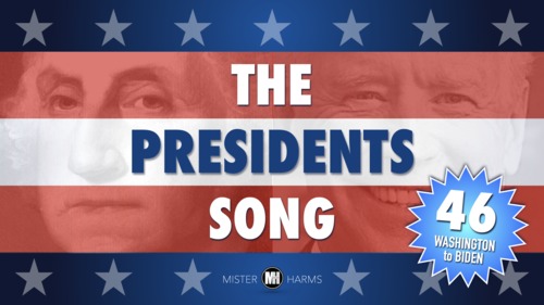 Preview of THE PRESIDENTS SONG: United States Presidents (George Washington to Joe Biden)