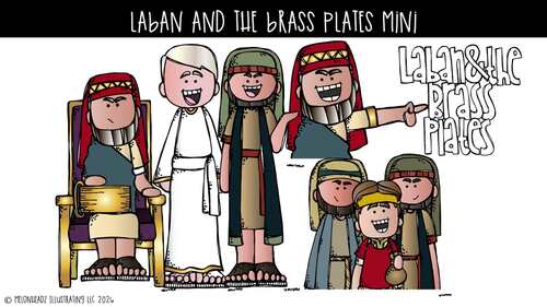 Laban and the brass plates clip art, LDS, Book of Mormon Mini | TPT
