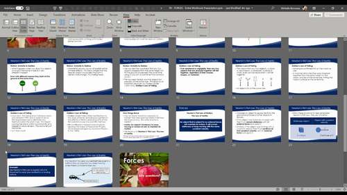 Forces Workbook & PowerPoint | Physics Newton's Laws & Forces Lessons Whole Unit