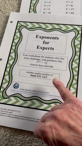 Exponents for Experts
