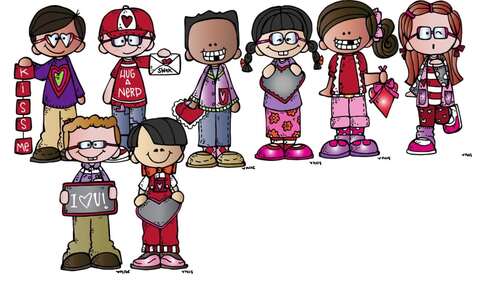 Valentine's Day clip art, Nerds clip art COMBO PACK by Melonheadz Clipart
