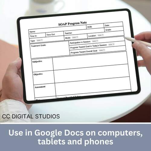 SOAP Progress Note for School Counselors and Social Workers | TPT