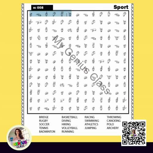 ASL American Sign Language Word Search Vol. 1, Fun ASL fingerspelling