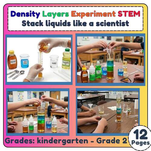 Density Layers Experiment STEM | Stack Liquids Like a Scientist For K ...