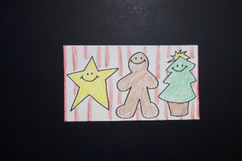 Preview of Let's Draw 3 Holiday Shapes!