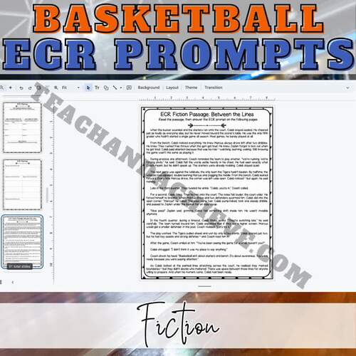 March Basketball ECR Practice Writing Prompts Extended Constructed ...