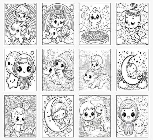 Printable Coloring Pages for All Ages for Relaxation: 345 Pages Mega Bundle