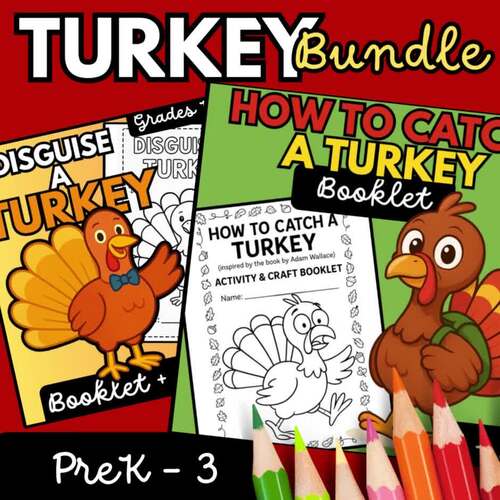 Thanksgiving Turkey Bundle | Disguise a Turkey & How to Catch a Turkey ...