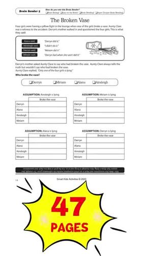 Brain Break Activities Brain Benders Challenging Math Problem +Answers ...