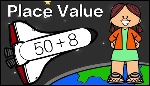 Preview of Place Value: Addition Tens and Ones (Outer Space)