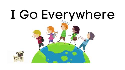 Preview of I Go Everywhere Sight Word Reader, Places in the Community, Video/Ebook
