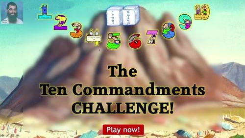 Shavuos 10 Commandments PowerPoint Game