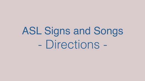 Preview of ASL: Direction - Over, under, near, far...