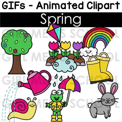Spring GIFs - Animated Clipart - Animated Images - Spring Clipart
