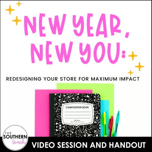 Preview of TPT Course for Sellers | Redesigning Your TPT Store